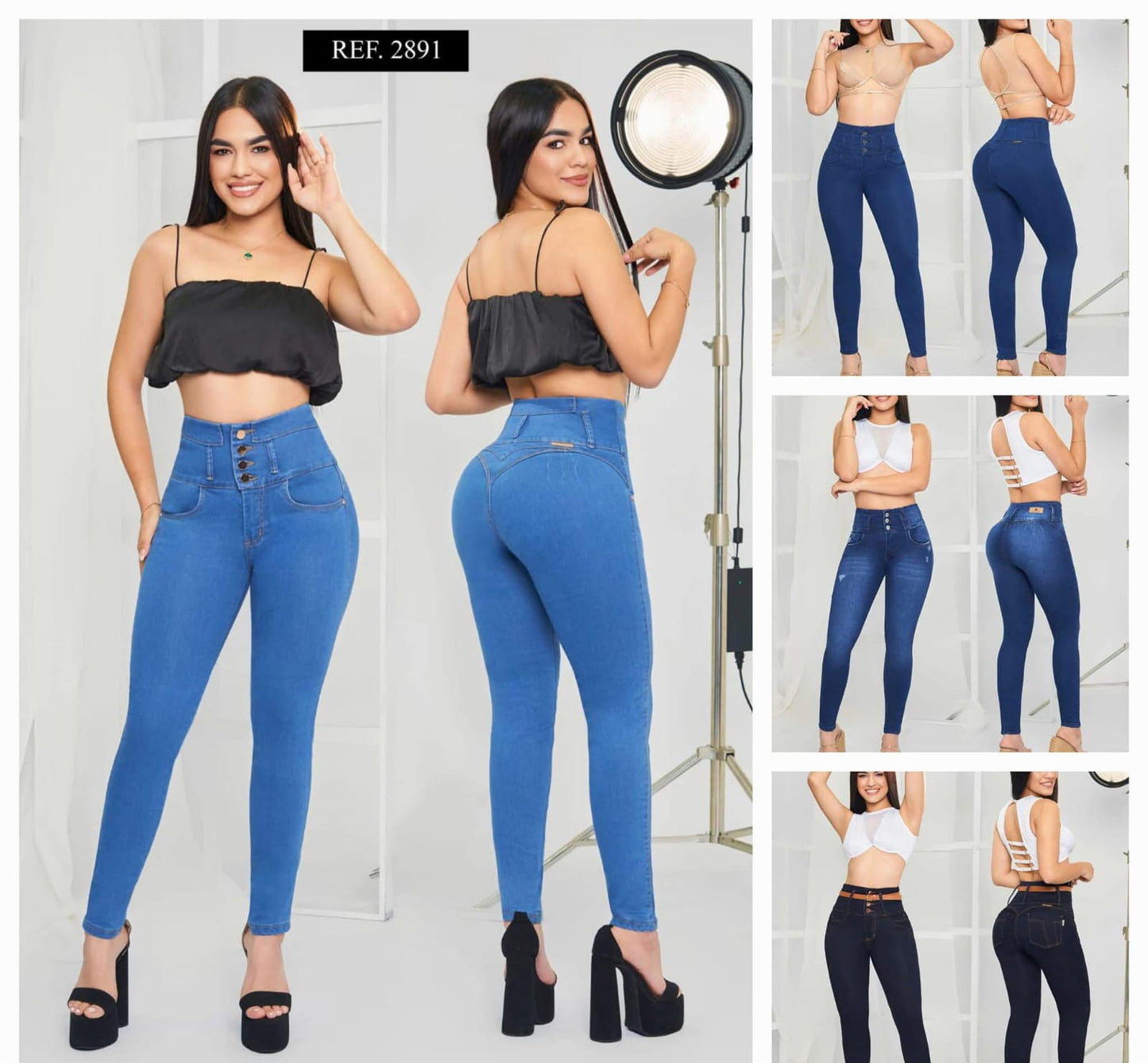 Pantalones Colombianos Levanta Cola sin Bolsas – Tu figura, tu mejor estilo